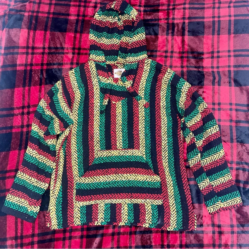 Multicolor Woven Hoodie